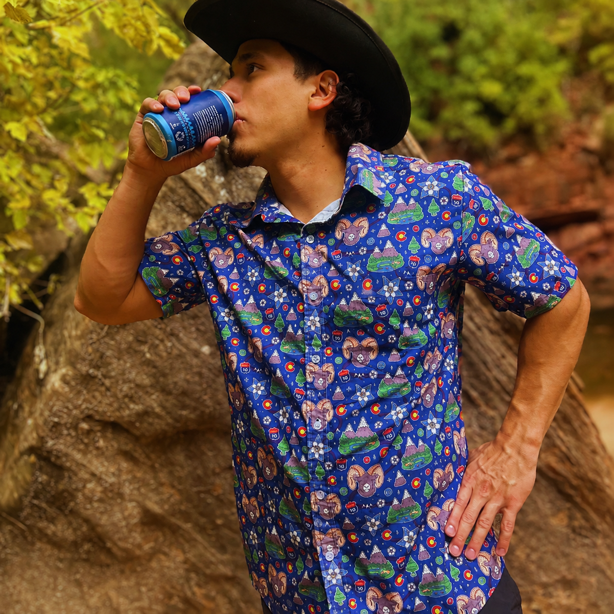 State 38 Colorado Hawaiian Shirt