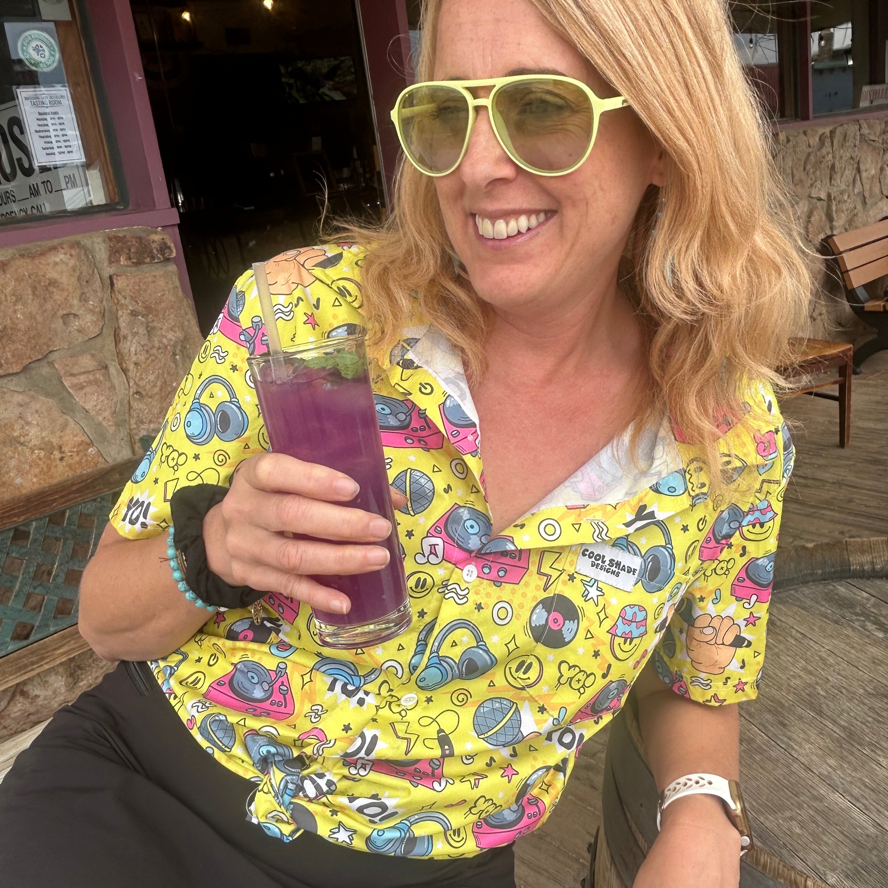 Yo! Yo! - Hip Hop Inspired Bright Hawaiian Shirt