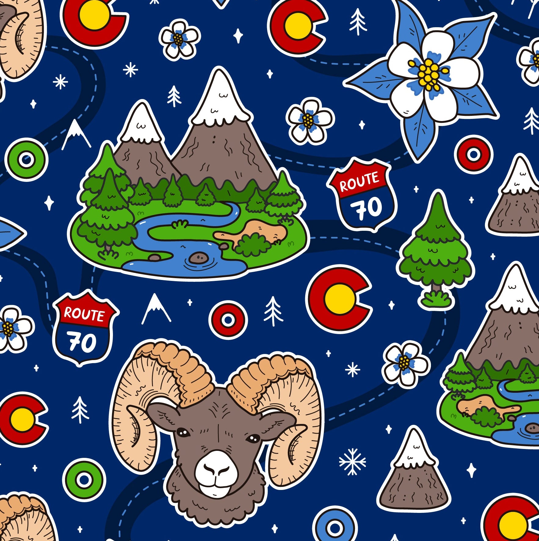State 38 Colorado Hawaiian Shirt