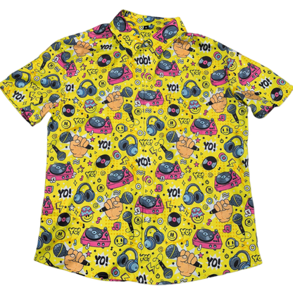 Yo! Yo! - Hip Hop Inspired Bright Hawaiian Shirt